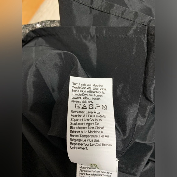 New J. Crew Collection Gwenyth Gold & Silver Ombré Sequin Slipdress Size 8 - Picture 12 of 15